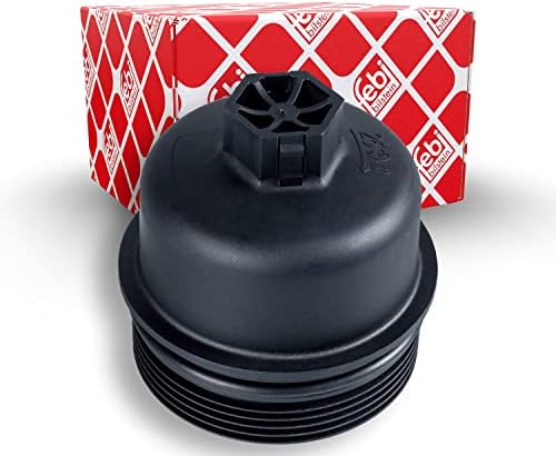 febi bilstein 108349 Ölfiltergehäusedeckel mit Dichtring, 1 Stück | Kompatibel mit: ALFA ROMEO GIULIETTA, GIULIETTA Kasten/Schrägheck, MITO