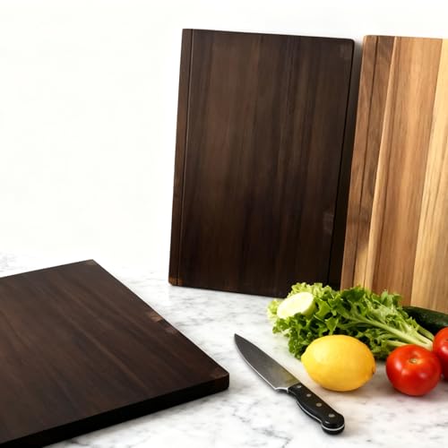 Set de Tablas de Cortar en Forma de Libro, Madera de Nogal, Juego 3 Piezas miniatura 5