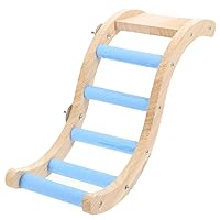 4 Pezzi Scale Giocattolo In Legno Per Pappagalli - Giocattoli Da Arrampicata E Morso Per Uccelli, Cockatiel E Animali Domestici - Foto 7