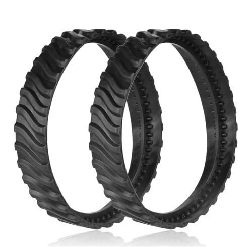 Generchin Paquete de 2 Rieles de Repuesto para Limpiafondos con Ventosa Elite MX6 MX8, R0526100, Banda de Rueda de Precisión de Goma Resistente.