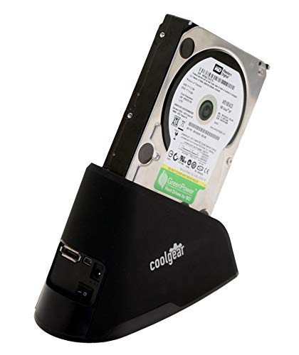 Coolgear Docking Station SATA 2.5" y 3.5" con USB 2.0 y eSATA miniatura 1