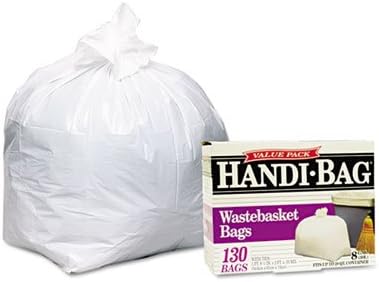 Super Value Pack, 8gal, .55mil, 22 x 24, White, 130/Box, Sold as 1 Box