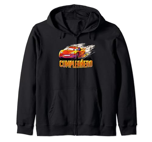 Sweat Cars Flash McQueen anniversaire gilet zippé enfant confortable