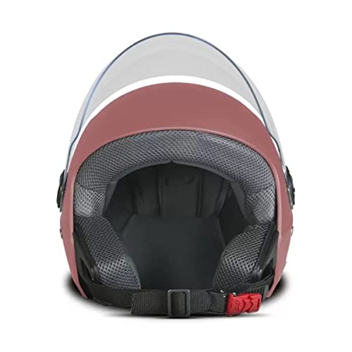Capacete New Liberty Three Elite Fosco Tam. 58 Rosa Bebê