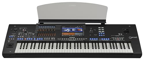 Image of Yamaha 76-Key Flagship Arranger Keyboard, Voice and Style Library, Chord Looper, 9-Inch Touch Screen GENOS2 | 76-Key Fsx with Aftertouch, 1, 991 Voices and 800 Styles, Chord Looper, USB Audio, Bluetooth