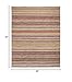 SAFAVIEH Striped Kilim Collection 5' x 8' Beige STK311A Handmade Flatweave Wool Area Rug