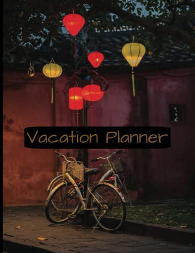 Vacation Planner | Cute Travel Notebook, Road Trip & Vacation Planner, 8.5 x 11, 90 Pages, For Adults, Women, and Family