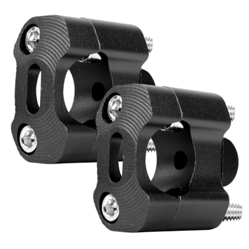 Alongador De Guidão Riser Adaptador Ergonômico Motocicleta (Preto)