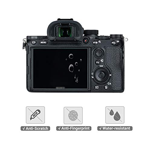 Image of JJC (2 Pack Camera Screen Protector for Fujifilm Instax Mini Evo and X-PRO1 Camera, Ultra-Thin Anti-Fingerprint Anti-Scratch 9H Hardness 2.5D Rounded Edges Tempered Glass Protector