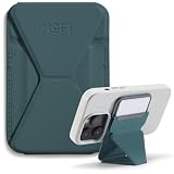 MOFT Magnetischer Handy Wallet Ständer, Veganem Leder Kartenhalter Stand Kompatibel mit Magsafe iPhone 17 16 15 14 13 12 Serie, 3 Betrachtungswinkel