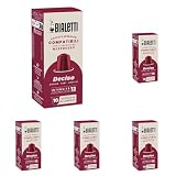 Bialetti-Kaffee Nespresso®-kompatible Kapseln – Deciso – 10 Kapseln (Packung mit 5)