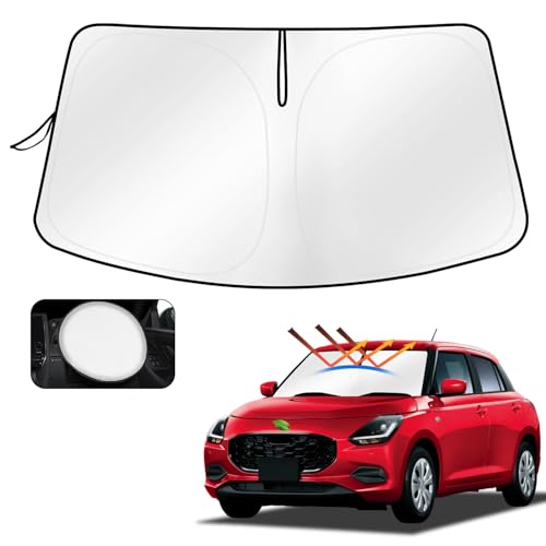 CARTIST スイフト ZC型 フロントガラス サンシェード スイフトスポーツ サンセット サンフィア サンライン シェードカーテン マルチサンシェード 遮光 シェード 日よけ 車種専用 UVカット カスタムパーツ インテリア 内装パーツ 取付簡単 収納袋付 メーカー直営