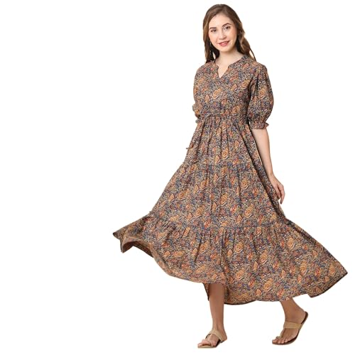 Image of Globus Women Ethnic Dresses (3641667001 Blue S)