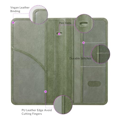 Image of CoBak Car Registration and Insurance Holder | Vehicle Glove Box Organizer, Auto Truck Compartment Document Case with Magnetic Closure for Insurance & Driver License