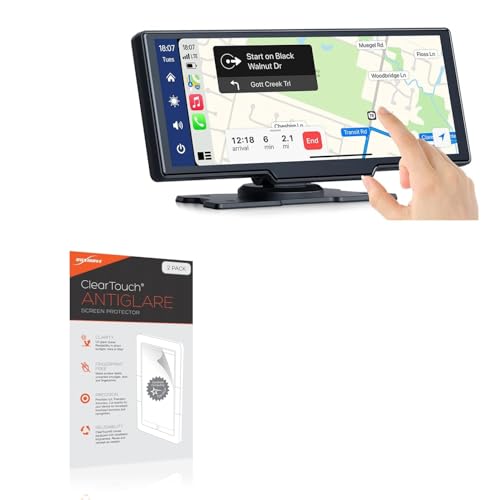 BoxWave Screen Protector Compatible with Lamtto RC06 (9.26 in) - ClearTouch Anti-Glare (2-Pack), Anti-Fingerprint Matte Film Skin