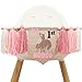 My First Rodeo High Chair Pink Tassel Banner - Cowgirl One Birthday Party Decorations,1st Rodeo Birthday Highchair Banner Photo Props,Western Farm Cowgirl Theme Party Decorations