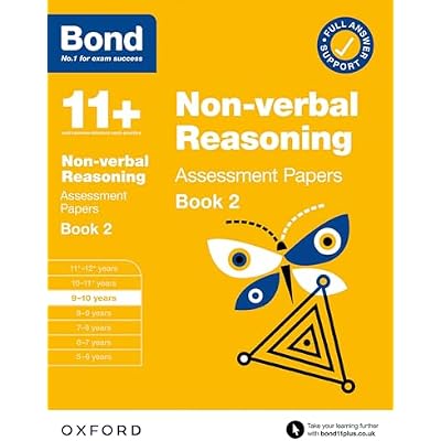 Bond 11+ Non-verbal Reasoning Assessment Papers 9-10 Years Book 2
