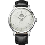 Orient Bambino 36 Dress - Reloj automático clásico con Esfera Curvada, Blanco, Vestido