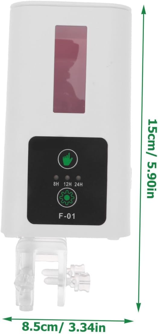KALLORY Automatic Fish Feeder and Turtle Feeding Machine for Aquarium, Intelligent Timing Dispenser with LCD Display, Suitable for Fish Tanks and Turtle Tanks, Battery Not Included