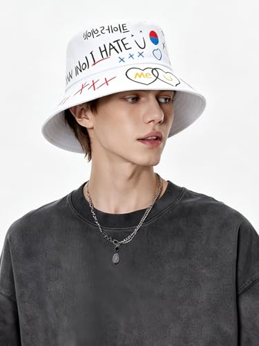 Image of Packable Reversible Printed Bucket Hat Unisex for Men Women Beach Fisherman Cap