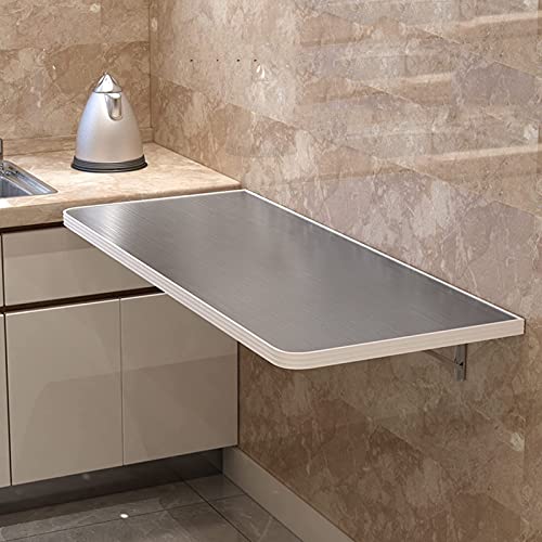 Table à manger pour petit espace avec plateau flottant compact 60x40