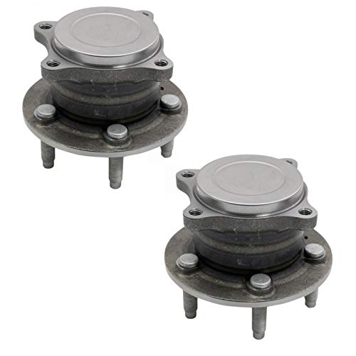 Image of TRQ Rear Left and Right Wheel Bearing and Hub Assembly Set 2 Piece