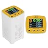 GQ Radon Detector Radonscan Home Radon Monitor Alpha Radiative Gas Radiation Design in USA Large Color Display Short and Long Term continuously Monitor Accurate Fast Sensitive Data Saving