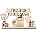 25 Silberhochzeit Geschenk, Geldgeschenk Silberhochzeit Hochzeit aus Holz, Geschenke zur 25 Jahrestag Tischdeko, Silberne Hochzeittag Geschenkideen f&uuml;r Elternm Frauen, M&auml;nner, Paare