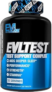 EVL Complete Testosterone Booster for Men - Post Workout Recovery Testosterone Supplement for Men with DIM Plus D Aspartic Acid and Tribulus - EVLTest Estrogen Blocker for Men Post Workout Supplement