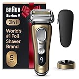 Braun Series 9 Pro 9419s Electric Shaver for Men, Wet & Dry Razor, Shaving Kit with 4+1 Head with ProLift Trimmer, Holiday Gifts for Men