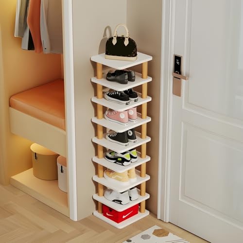 Étagère à chaussures verticale 12 niveaux : la solution empilable pour petits espaces