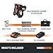 Worx Nitro 20V Cordless 18-Gauge Narrow Crown Stapler, Cordless Staple Gun Fires Up to 80 Staples/Min, Battery Powered Staple Gun with Tool-Free Jam Release WX844L – Battery & Charger Included