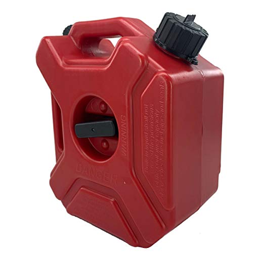 Red Gas Can Sofedy 0.8Gallon/3L Portable Gas Tank Mountable Motorcycle Gas Can Plastic Petrol Car Spare Container Petrol Tanks For Atv Utv Suv Trailer And Dirt Bike #TOP3