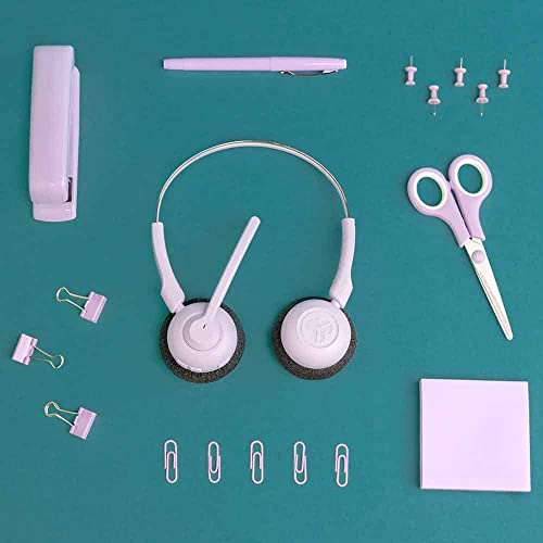 Jlab Go Work Pop On-Ear Wireless Headset | Lilac | 50+ Hours Playtime | Bluetooth Multipoint | Rotating Boom Mic | Noise Canceling Mems Microphone | Light-Weight And Portable | For Pc/Mac Or Mobile #TOP3
