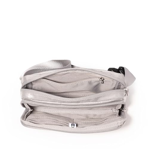 Baggallini Modern Belt Bag 5x8 Travel Fanny Pack Sling Bag Waistpack w/RFID Card Holder Water-resistant Crossbody Bag4