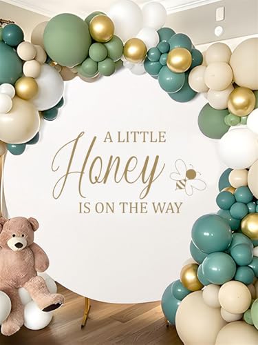 Autocollant de fond Honey Is On The Way en vinyle durable pour décoration de fête