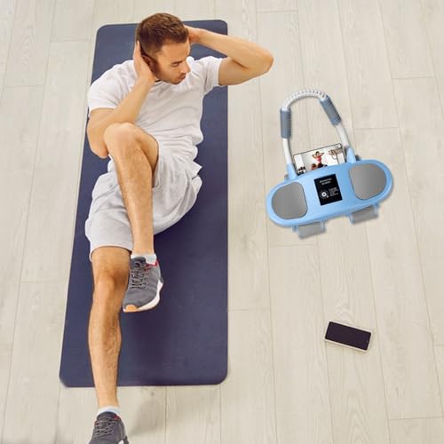 Rueda abdominal con soporte de brazos para evitar dolor lumbar y entrenar core 3