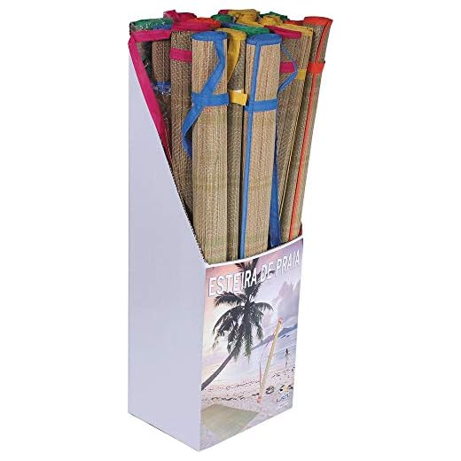 Esteira de Praia com Alça 90 X 180 Cm - Display Box, Bel Fix, Sortido