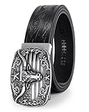 Picture of BELTROAD Mens Ratchet Western Belt Leather Cowboy Belts for Men with Automatic Western Buckle Belt for Jeans Christmas Gifts