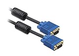  S-Link SLX-177 cable VGA 10 m VGA (D-Sub) Negro, Azul - Cables VGA (10 m, VGA (D-Sub), VGA (D-Sub), Negro, Azul, Male connector/Male connector)