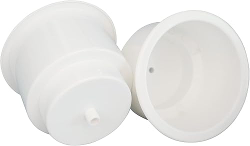 Miniatura 2 de Yuanhe Soporte de bebida de plástico blanco con drenaje para barco coche marino Rv, 4PCS