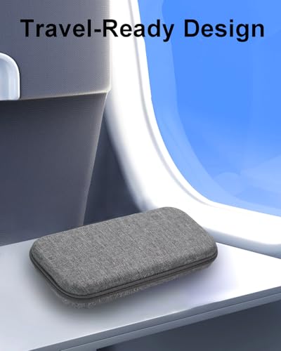 zmgnnd Case for Switch 2,Premium Protective Cover for Switch 2 Console & Joy-Cons - Lightweight,Hard Shell Travel Bag - Shockproof,Gray