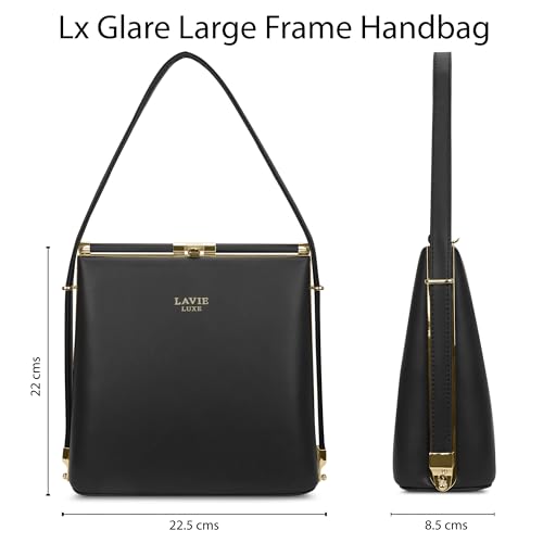 Image of Lavie Luxe Women's Glare25 Frame Satchel Handbag | Satchel Bag For Work | Ladies Purse | Stylish Shoulder Bag | Gift For Women