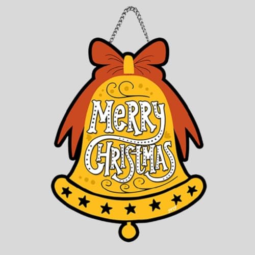 Image of PNF Poster And Frames Merry Christmas Theme Quote Wall art & Door Hanging Frame For Kitchen, Dining, restaurants Decor | Walland home Decor for Living Room | Room Decor Wall Decor Items For Bedroom | (Wooden, 11x9 Inch,brown)-103-1