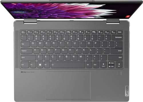 Image of Lenovo Yoga 7 14 2-in-1 AI PC Laptop 14 inch FHD+ Touch (Glossy, Anti-Fingerprint) Intel 12-core Ultra 5 125U (>i7-1335U) 16GB RAM 1TB SSD Backlit Fingerprint Thunderbolt w /Pen Win11 Gray + HDMI Cable