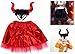 WLP-WF 1 Juego de Disfraz de Diablo para Niña, Disfraz de Halloween,...