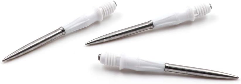CUESOUL Touch-Point Conversion Dart Points White for 2BA Thread Soft Tip Dart Points