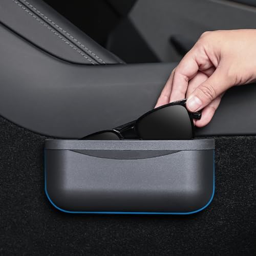 for Tesla Model Y 3 Sunglasses Holder Center Console Organizer Tr...