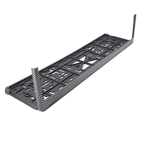 Soporte de matrícula trasero con efecto carbono de Simoni Racing para coche universal 3