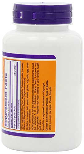 Image of Now Foods, Alpha Lipoic Acid, 250 mg, 120 Vcaps